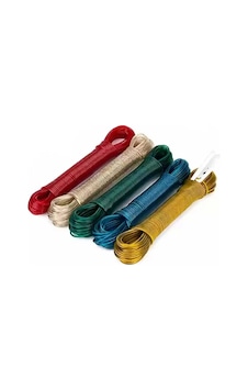 Pvc Kaplama 20 Metre Çelik Çamaşır İpi 12 Adet 4fa4d Çok Renkli Pvc Kaplama 20 Metre Çelik Çamaşır İpi 12 Adet 4fa4d Çok Renkli
