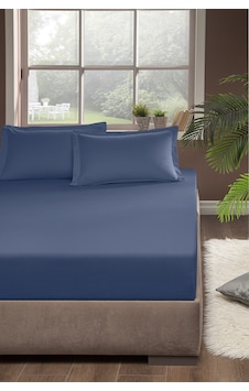 Pierre Cardin Pamuk Lastikli Çarşaf 100x200 İndigo İndigo Pierre Cardin Pamuk Lastikli Çarşaf 100x200 İndigo İndigo