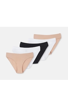 5 Li Paket Dagi Bayan Klasik İzsiz Slip Külot 5115kc Çok Renkli