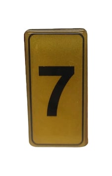 Kapı Numarası No-7 Silikonlu Yapışkanlı 10x20 Cm- 10'li Paket Kapı Numarası No-7 Silikonlu Yapışkanlı 10x20 Cm- 10'li Paket