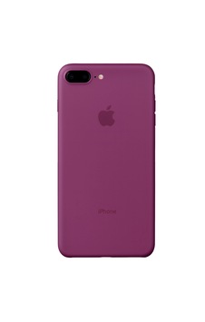 Apple iPhone Uyumlu 8 Plus Kılıf Pp Ultra İnce Kapak - D7ee9 Pembe