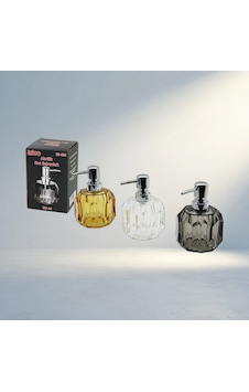 Şeffaf Renkli Akrilik Sıvı Sabunluk Prizma Tasarımlı 180ml 000 Açık Krem Şeffaf Renkli Akrilik Sıvı Sabunluk Prizma Tasarımlı 180ml 000 Açık Krem