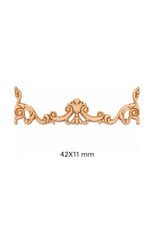 Kontraplak Aplik 42x11 Mm Dekoratif Ahşap Süsleme Belirtilmemiş Kontraplak Aplik 42x11 Mm Dekoratif Ahşap Süsleme Belirtilmemiş