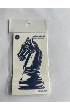 At Satranç 11x8 Cm Yarı Kalıcı Geçici Dövme Yapıştırma Dövme At Satranç 11x8 Cm Yarı Kalıcı Geçici Dövme Yapıştırma Dövme