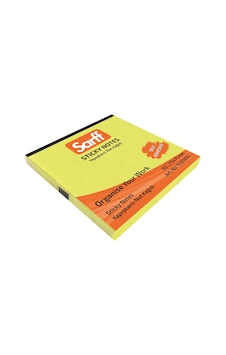 Sarff 75 x 75 MM Fosforlu Sarı Not Kağıdı 80 yp Sarff 75 x 75 MM Fosforlu Sarı Not Kağıdı 80 yp