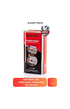 Kraftech Yeni Nesil Premium I Buharlı Araba Far Temizleme Ve Parlatma Solüsyonu I Kloroform Uyumlu 1 Kg Kraftech Yeni Nesil Premium I Buharlı Araba Far Temizleme Ve Parlatma Solüsyonu I Kloroform Uyumlu 1 Kg
