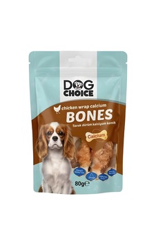 Dog Choice Kalsiyumlu Tavuk Dürüm Kemik Köpek Ödül Maması 80g Dog Choice Kalsiyumlu Tavuk Dürüm Kemik Köpek Ödül Maması 80g