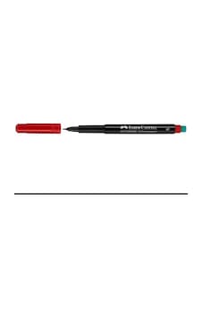 Faber-Castell Permanent Asetat Kalemi Cd Kalemi S Kırmızı Faber-Castell Permanent Asetat Kalemi Cd Kalemi S Kırmızı