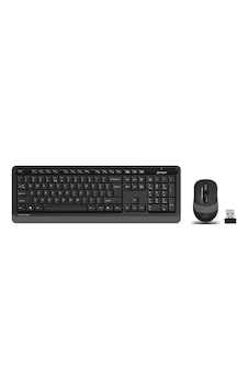 A4 Tech Fg1010, Gri, Fstyler, 2.4ghz Kablosuz, Türkçe Q, Klavye Mouse Set - A4 Tech Fg1010, Gri, Fstyler, 2.4ghz Kablosuz, Türkçe Q, Klavye Mouse Set -
