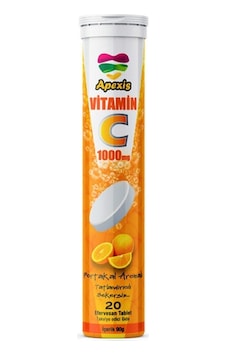 Apexis Apexıs Vıtamın C 1000 Mg 20 Efervesan Tablet 8680702301012 Apexis Apexıs Vıtamın C 1000 Mg 20 Efervesan Tablet 8680702301012