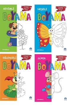 Martı Süper Boyama Kitabı Seti 4 Kitap A5 Boy Martı Süper Boyama Kitabı Seti 4 Kitap A5 Boy