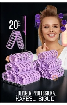 Kafes Gece Bigudisi 2.5 Cm 20 Adet Solingen Professional
