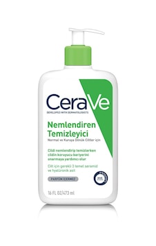 Cerave Nemlendiren Temizleyici Kuru & Normal Ciltler Yüz Vücut İçin 473ml Cerave Nemlendiren Temizleyici Kuru & Normal Ciltler Yüz Vücut İçin 473ml