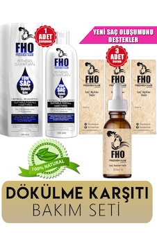 FHO Freshen Hair Saç Bakım Serumu 3 x 30 ML + Bitkisel Şampuan 330 ML