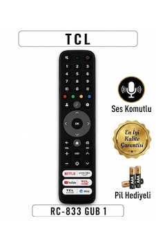 Tcl Ses Komutlu Kumanda 833 Gub1 Pil Tcl Ses Komutlu Kumanda 833 Gub1 Pil