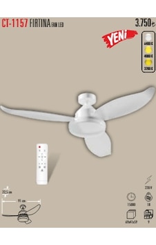Ct-1157 Fırtına Fan Led Ct-1157 Fırtına Fan Led