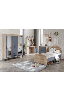 Afilli Izmir Cocuk Odası Takımı 4 Parça Tamamı Mdf Antrasit Flora Renk Afilli Izmir Cocuk Odası Takımı 4 Parça Tamamı Mdf Antrasit Flora Renk