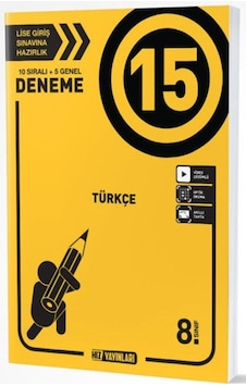8. Sınıf Türkçe 15 Li Deneme Hız Yayınları (533820545) 8. Sınıf Türkçe 15 Li Deneme Hız Yayınları (533820545)