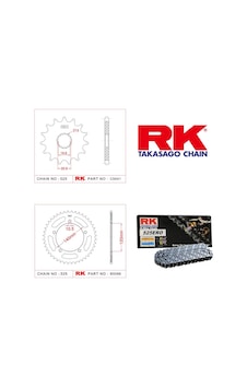 Rk Zincir Dişli Seti Suzuki Dl 650 Xt 15-17, Dl 650 V-strom 07-17