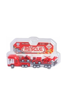 1:60 Çekbırak Taşıyıcı Tır Rescue Çok Renkli 1:60 Çekbırak Taşıyıcı Tır Rescue Çok Renkli