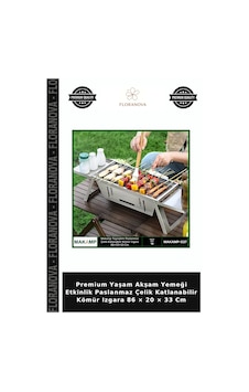 Premium Yaşam Akşam Yemeği Etkinlik Paslanmaz Çelik Katlanabilir Kömür Izgara 86 20 33 Cm Çok Renkli Premium Yaşam Akşam Yemeği Etkinlik Paslanmaz Çelik Katlanabilir Kömür Izgara 86 20 33 Cm Çok Renkli