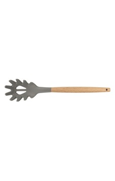 Silikon Spagetti Kaşığı Ahşap Sap - 32 Cm Silikon Spagetti Kaşığı Ahşap Sap - 32 Cm