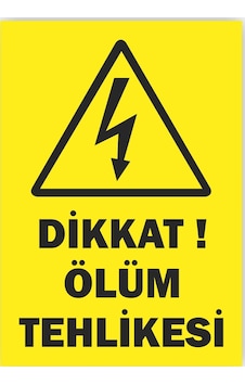 5x7 Mm Ölçüsünde Dikkat Ölüm Tehlike Levhası 50 Adet 5x7 Mm Ölçüsünde Dikkat Ölüm Tehlike Levhası 50 Adet