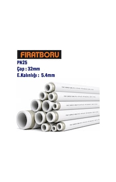 Fırat 32mm 4mt Pn25 Kompozit Pprc Boru, Cam Elyaf Takviyeli, 7b00023032 Fırat 32mm 4mt Pn25 Kompozit Pprc Boru, Cam Elyaf Takviyeli, 7b00023032