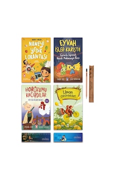 Timaş Çocuk Naneyi Yedik Lokantası - Eyvah İşler Karıştı - Limon Çekirdekleri - Horozumu Kaçırdılar Set 4 Kitap