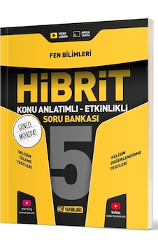 Hız Yayınları 2025 5. Sınıf Fen Bilimleri Hibrit - Konu Anlatımlı Soru Bankası Yeni Müfredat Hız Yayınları 2025 5. Sınıf Fen Bilimleri Hibrit - Konu Anlatımlı Soru Bankası Yeni Müfredat