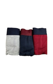 Eros 11601 Compact Pamuklu 3 Lü Boxer Set Kutulu Çok Renkli