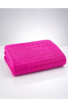 Pembe Kareli Bez Renkli