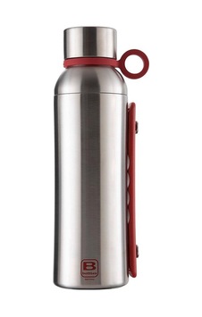 Bugatti Termo Taşıma Kulplu Paslanmaz Çelik Mat Gümüş Rengi Termos 1500ml