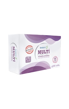 Barifit Multi Vitamin Mineral Takviye Edici Gıda 60 Kapsül