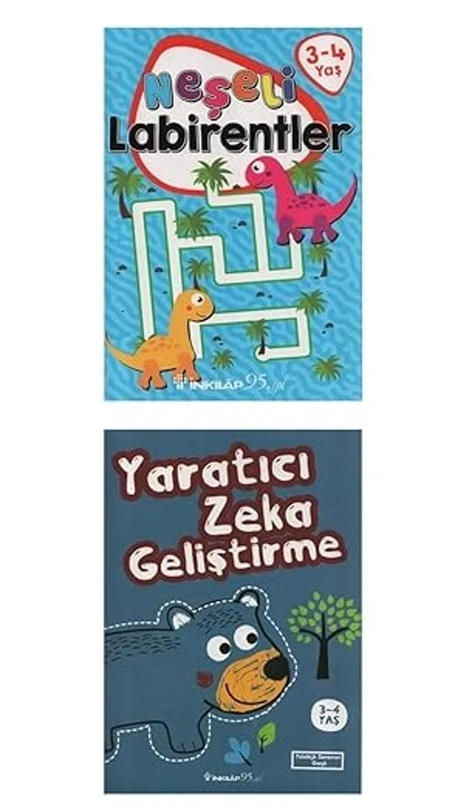 3-4 Yaş Çocuklar İçin Neşeli Labirentler-yaratıcı Zeka Geliştirme 3-4 Yaş Çocuklar İçin Neşeli Labirentler-yaratıcı Zeka Geliştirme
