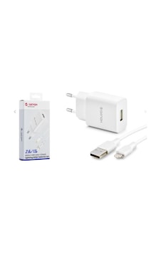 Genax Gnx004 Lightning Usb Şarj Adaptörü Set 2.6a 13w Beyaz Genax Gnx004 Lightning Usb Şarj Adaptörü Set 2.6a 13w Beyaz