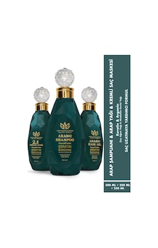 Arap Makyaj Dünyası 2'si 1 Arada Arap Şampuanı 500 ML + Kremli Maske 2 x 250 ML Arap Makyaj Dünyası 2'si 1 Arada Arap Şampuanı 500 ML + Kremli Maske 2 x 250 ML