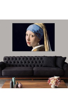 Es10 Dekoratif Duvar Aksesuarı Baskı İnci Küpeli Kız Kanvas Tablo (120 x 80) Es10 Dekoratif Duvar Aksesuarı Baskı İnci Küpeli Kız Kanvas Tablo (120 x 80)