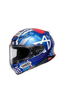 Shoei Nxr 2 Diggia Kapalı Motosiklet Kaskı Beyaz - Kırmızı - Mavi Shoei Nxr 2 Diggia Kapalı Motosiklet Kaskı Beyaz - Kırmızı - Mavi