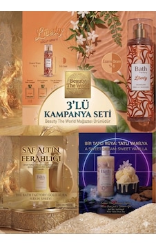 The Bath Factory Vücut Spreyi+duş Jeli Fırsat Paketi Beyaz Çiçek - Vanilya The Bath Factory Vücut Spreyi+duş Jeli Fırsat Paketi Beyaz Çiçek - Vanilya