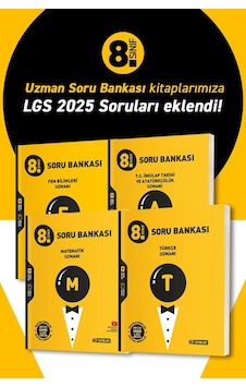 8. Sınıf Uzman Soru Bankası Seti 4 Kaynak 8. Sınıf Uzman Soru Bankası Seti 4 Kaynak