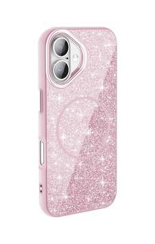 Apple Uyumlu iPhone 16 Plus Kılıf M-safe Şarj Özellikli Parlayan Simli Zore Okso Kapak Çok Renkli Apple Uyumlu iPhone 16 Plus Kılıf M-safe Şarj Özellikli Parlayan Simli Zore Okso Kapak Çok Renkli