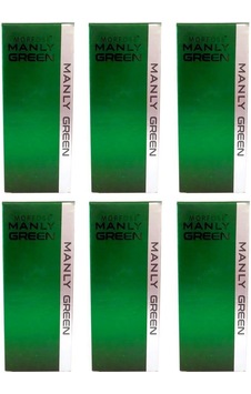 Manly Green Erkek Parfüm EDC 125 ML x 6 Manly Green Erkek Parfüm EDC 125 ML x 6