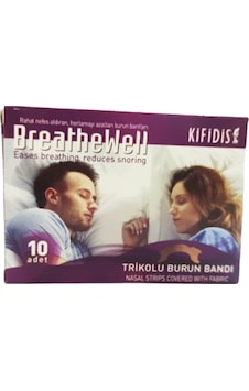 Kifidis Breathe Well Trikolu Burun Bandı 10'lu
