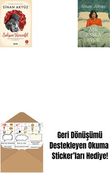 Solgun Karanfil + Aşk Başka Evde + Okuma Sticker'ları