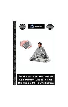 Özel Seri Koruma Yedek Acil Durum Captain Sos Blanket 7404 160x210cm Standart Özel Seri Koruma Yedek Acil Durum Captain Sos Blanket 7404 160x210cm Standart