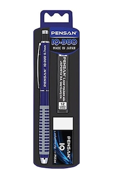 Pensan Iq-duo 0,7 Mm Silgili Mavi Versatil Kalem Seti Pensan Iq-duo 0,7 Mm Silgili Mavi Versatil Kalem Seti