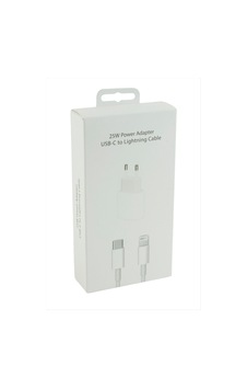 25w Apple iPhone Uyumlu Şarj Aleti Beyaz