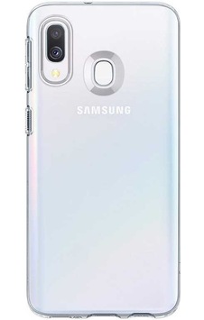 Galaxy A40 Kılıf Zore Süper Silikon Kapak Renksiz