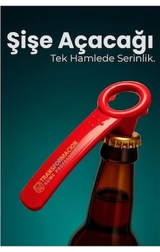 Ergonomik Şişe Açacağı - Gazoz, Kola, Bira Kapağı Açıcı Kahverengi - Beyaz Ergonomik Şişe Açacağı - Gazoz, Kola, Bira Kapağı Açıcı Kahverengi - Beyaz
